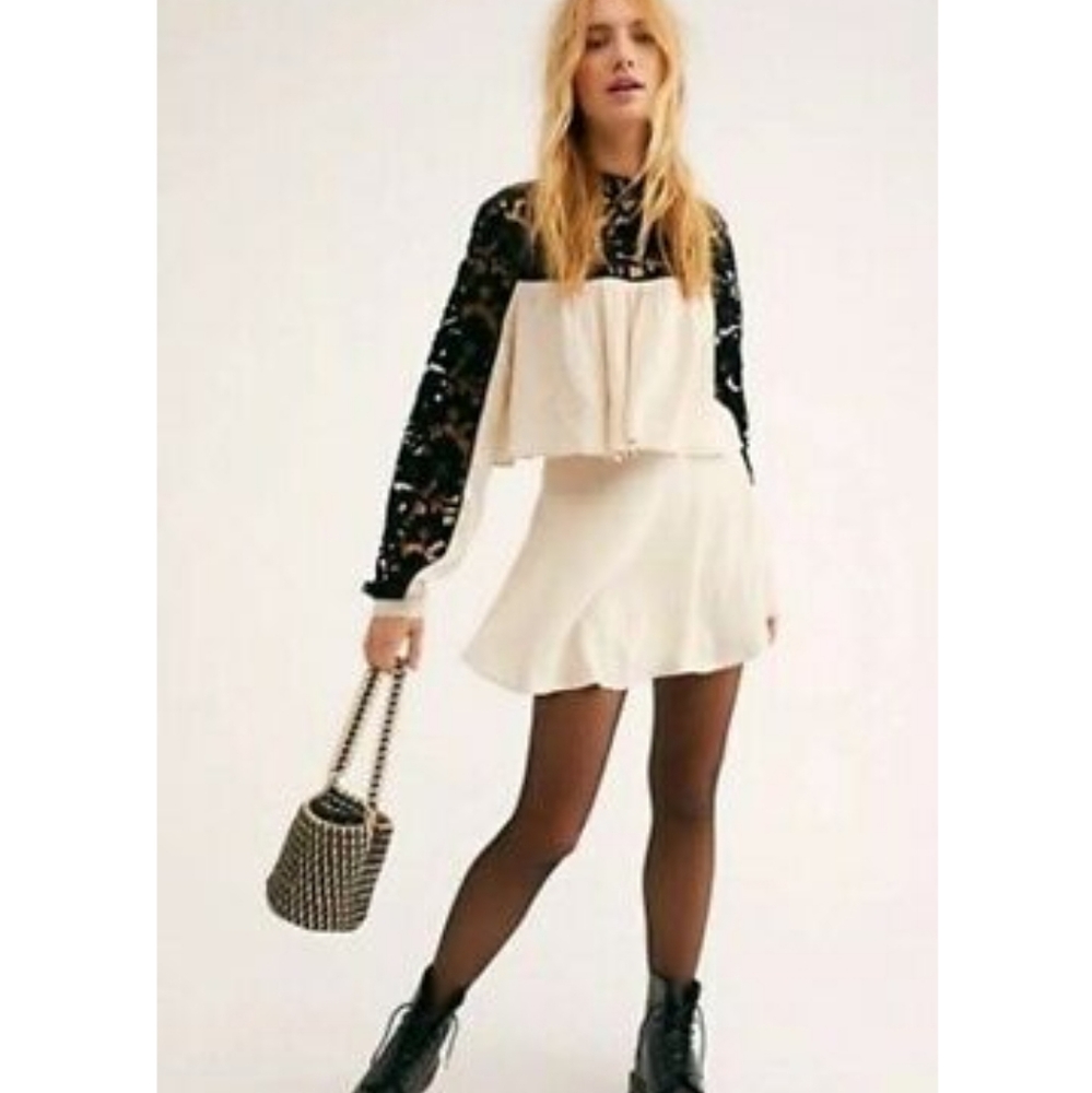 NWOT Free People Two Hearts 2PC Top/Skirt Set
